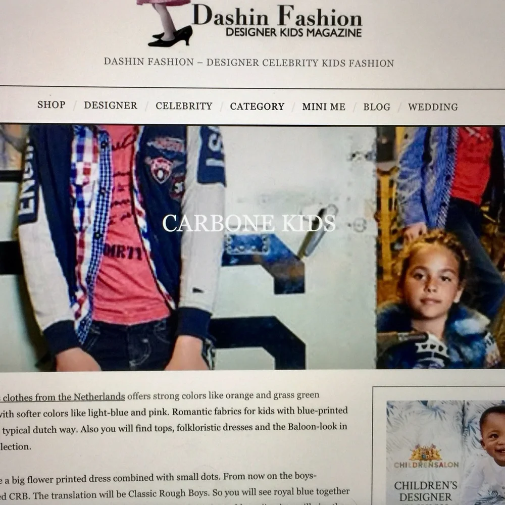 Carbone designer jeans girls size 6-7 years 116